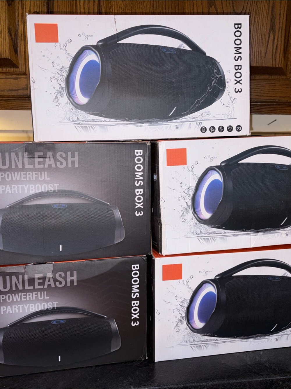 Boombox 3 Portable Bluetooth Speaker - Black